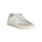 Calvin Klein White Polyurethane Men Sneaker