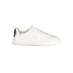 Calvin Klein White Polyester Low Top Sneakers