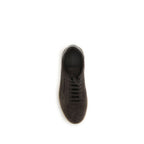 ZEGNA Brown Calf Leather Bos Taurus Low Top Sneakers