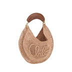 Chloé Beige Raffia Shoulder Bag