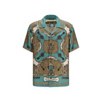 Dolce & Gabbana Multicolor Silk Pattern Shirt
