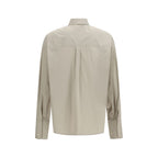 Dolce & Gabbana Beige Cotton Dress Shirt