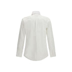 Dolce & Gabbana White Alpaca Vicugna Pacos Dress Shirt