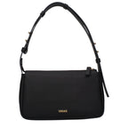 Versace Black Leather Shoulder Bag