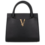 Versace Black Leather Handbag