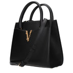 Versace Black Leather Handbag
