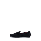 Ralph Lauren Black Faux Fur Slippers
