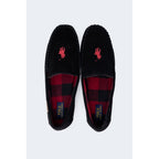 Ralph Lauren Black Faux Fur Slippers