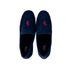 Ralph Lauren Blue Faux Fur Slippers
