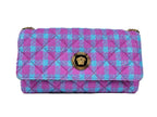 Versace Wool Lurex Medium Shoulder Crossbody Bag