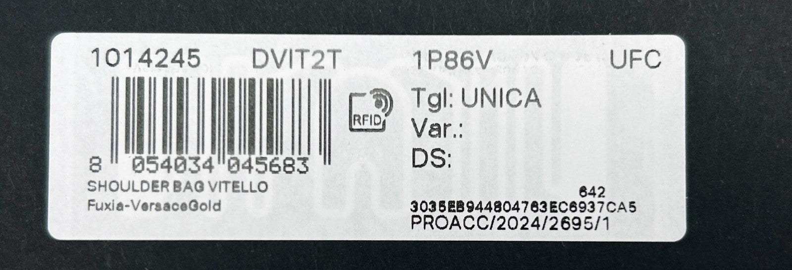 Versace La Medusa Vitello Shoulder Bag Purse
