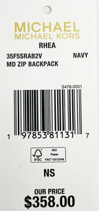 Michael Kors Rhea Medium PVC Backpack Bookbag