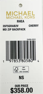 Michael Kors Rhea Medium PVC Backpack Bookbag