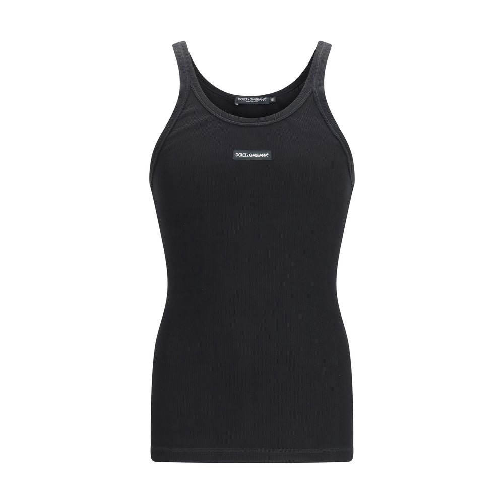 Dolce & Gabbana Black Cotton Top