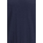 Giorgio Armani Blue Silk Sweatshirt