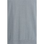 Giorgio Armani Gray Silk Sweatshirt