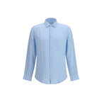Brooksfield Blue Linen Shirt