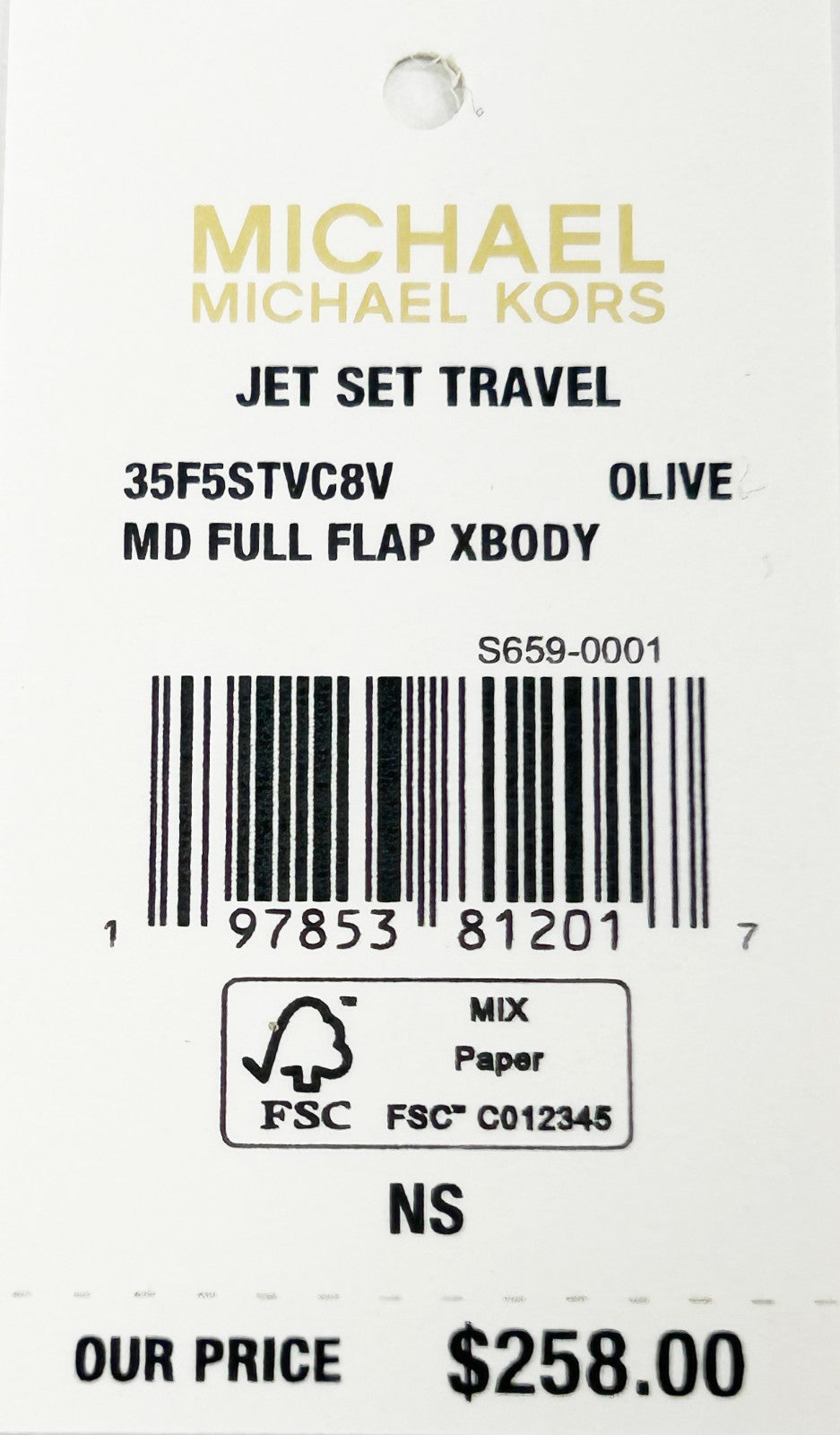 Michael Kors Medium Full Flap Messenger Crossbody Bag