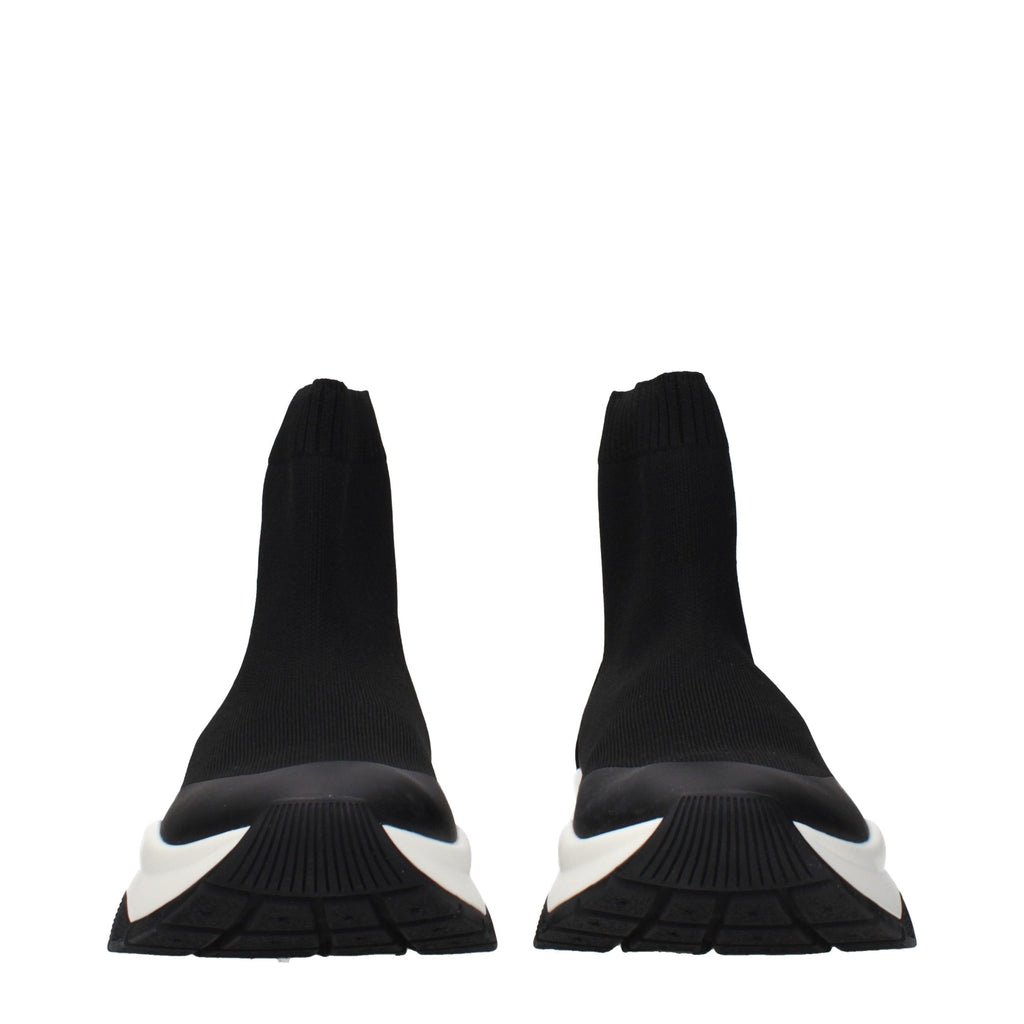 Jimmy Choo Black Fabric Ankle Boots