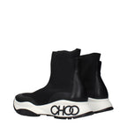 Jimmy Choo Black Fabric Ankle Boots