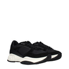 Jimmy Choo Black Fabric Athletic Sneakers