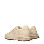 Jimmy Choo Beige Fabric Low Top Sneakers