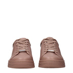Jimmy Choo Pink Leather Low Top Sneakers