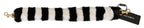 Dolce & Gabbana Black White Lapin Fur Accessory Shoulder Strap