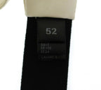 Dolce & Gabbana White Waist Silk Cummerbund Belt