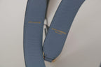 Dolce & Gabbana Blue Leather Handbag Accessory Shoulder Strap