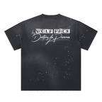 Hand-Frayed Sunfade Paint Splatter T-Shirt