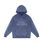 Snow Washed Loose Cotton Hoodie