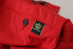 Authentic Designer Authentic Designer Dolce & Gabbana Red Cotton Slim Fit Trousers Chinos Pants