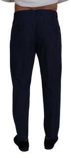Authentic Designer Authentic Designer Dolce & Gabbana Blue Cotton Slim Trousers Chinos Pants