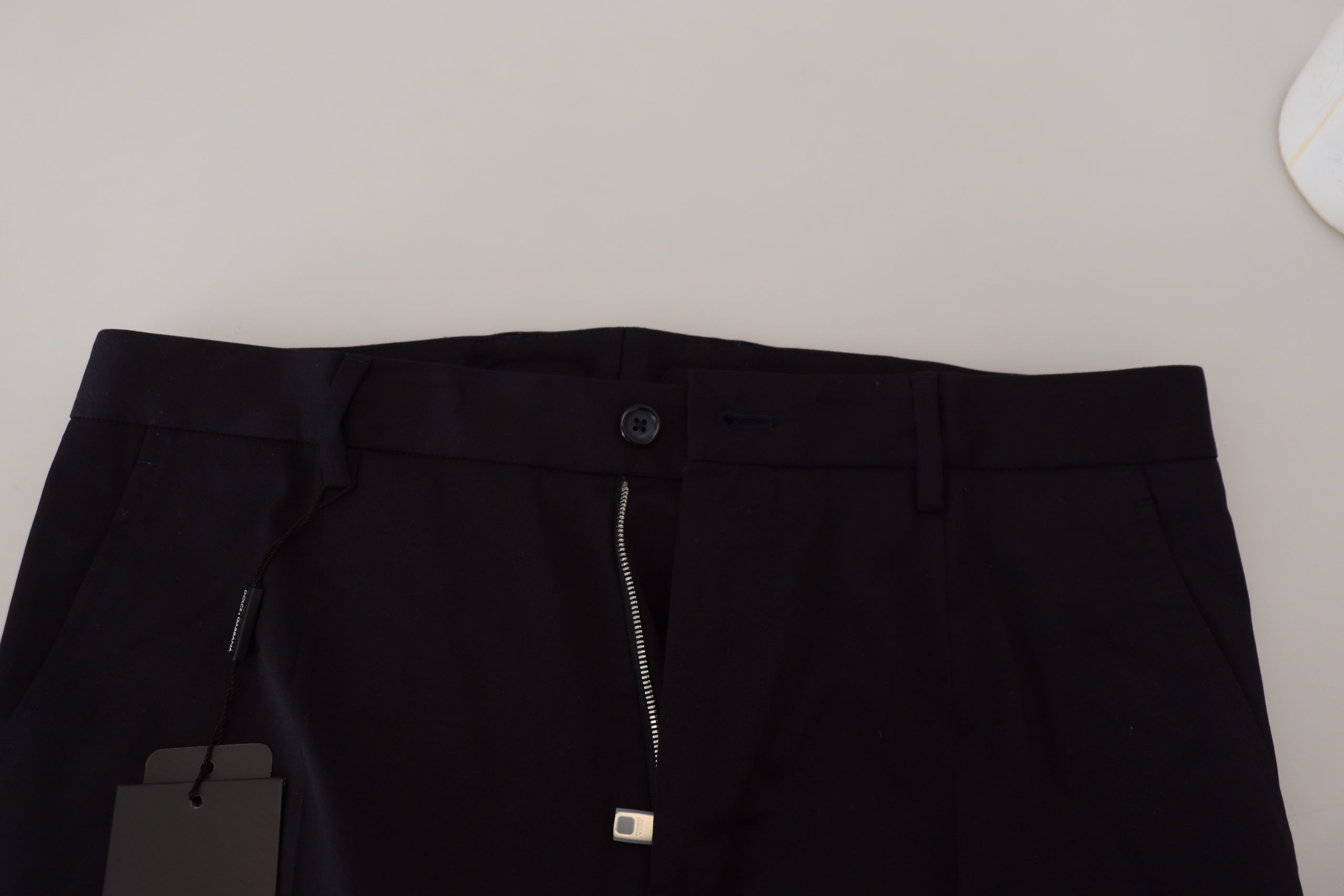 Authentic Designer Authentic Designer Dolce & Gabbana Blue Stretch Cotton Slim Trousers Chinos Pants