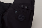 Authentic Designer Authentic Designer Dolce & Gabbana Blue Stretch Cotton Slim Trousers Chinos Pants