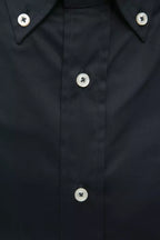 Robert Friedman Black Cotton Men's Shirt