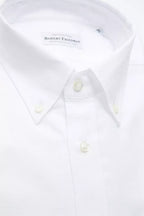 Robert Friedman White Cotton Men's Shirt