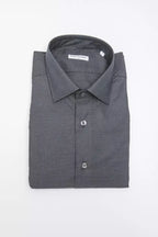 Robert Friedman Black Cotton Men's Shirt