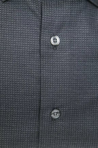 Robert Friedman Black Cotton Men's Shirt