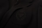 Dolce & Gabbana Black Wool Crown Slim Fit Jacket Blazer