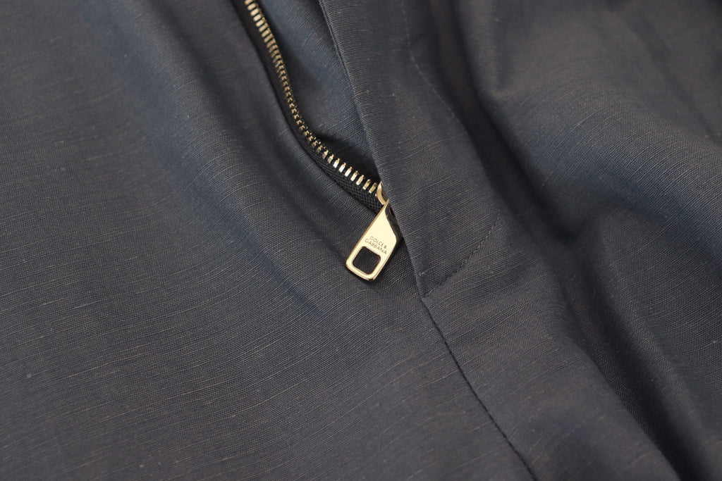 Authentic Designer Authentic Designer Dolce & Gabbana Blue Linen Chino Men Formal Pants