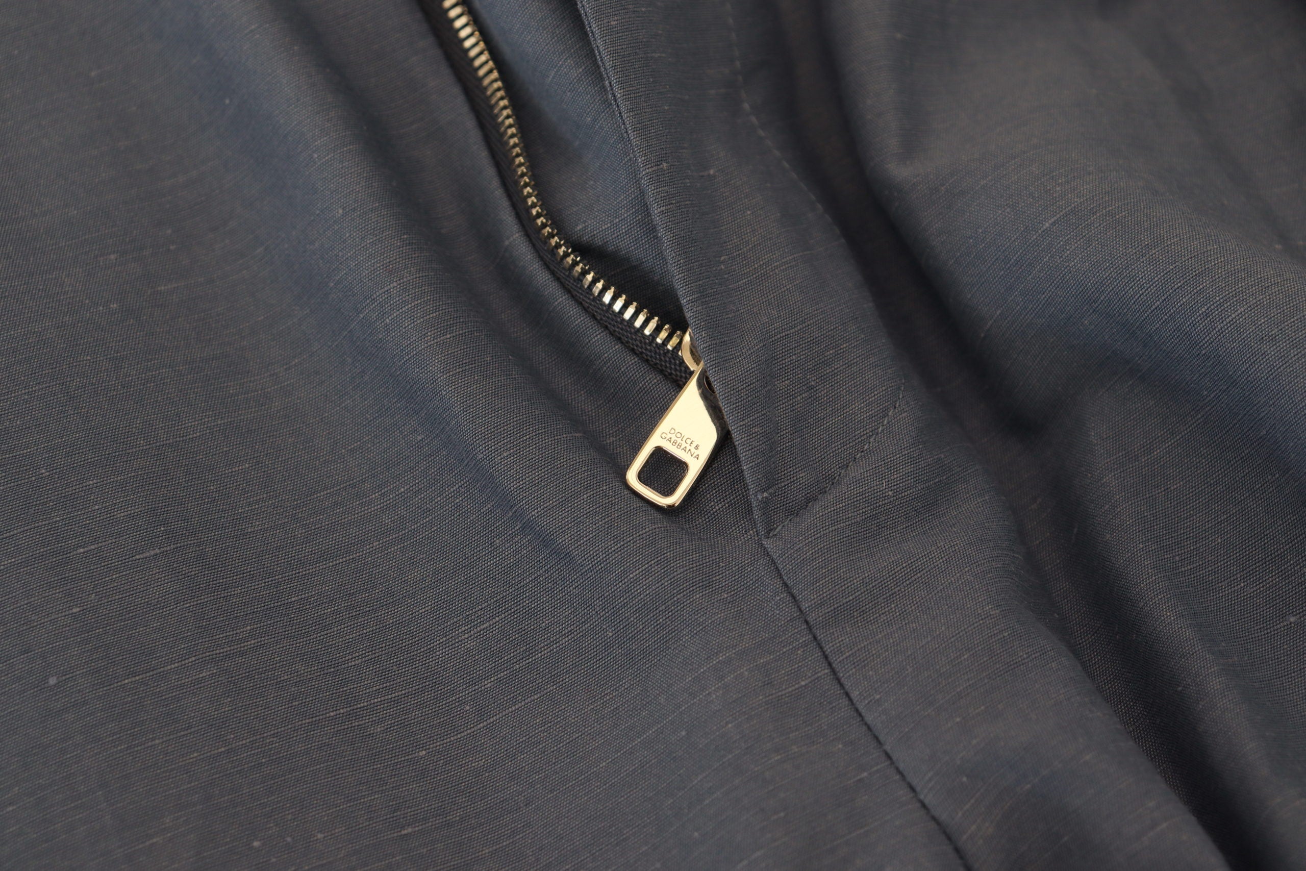 Authentic Designer Authentic Designer Dolce & Gabbana Blue Linen Chino Men Formal Pants