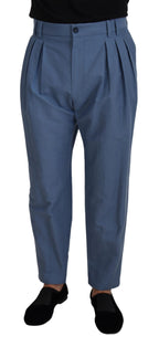 Authentic Designer Authentic Designer Dolce & Gabbana Blue Linen Chino Formal Pants