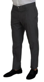 Dolce & Gabbana Gray MARTINI 3 Piece Slim Fit Suit