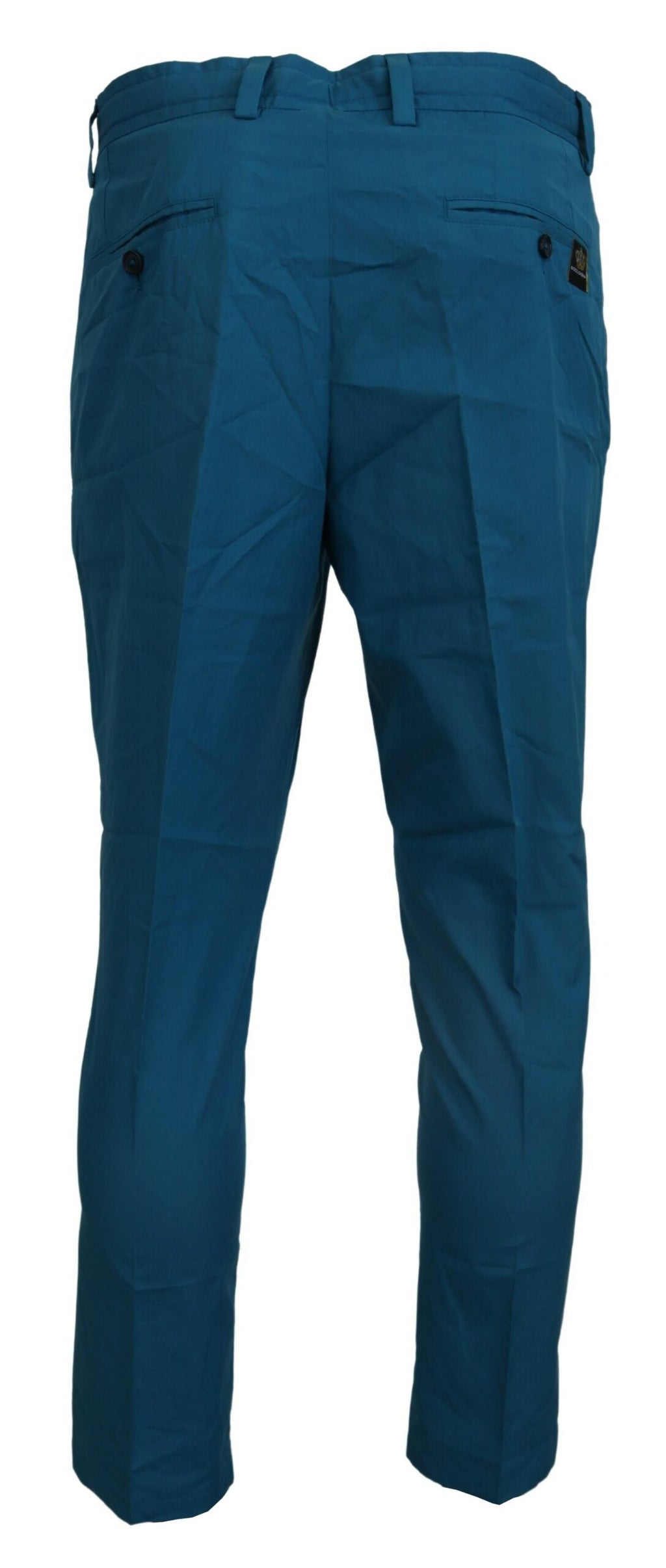 Authentic Designer Authentic Designer Dolce & Gabbana Blue Cotton Chinos Trousers Pants