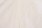 Dolce & Gabbana White Cotton Collared Long Sleeves Formal Top