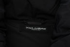 Dolce & Gabbana Black Sleeveless DG Metal Embellishment Jacket