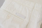 Authentic Designer Authentic Designer Dolce & Gabbana White Cotton Skinny Chino Pants