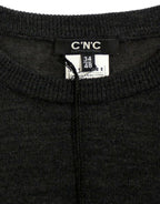 Costume National Gray crewneck pullover sweater